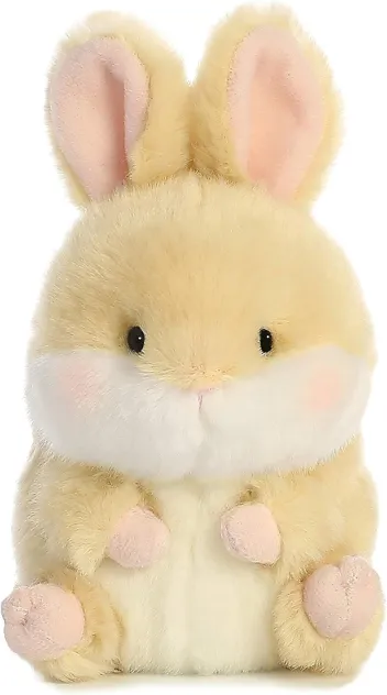 Round Rolly Pet Chickadee Chick Stuffed Animal - Yellow 5 Inches