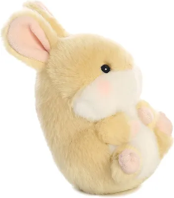 Round Rolly Pet Chickadee Chick Stuffed Animal - Yellow 5 Inches