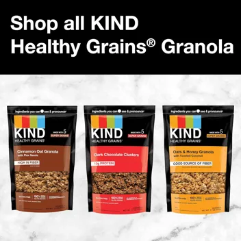 11-Oz KIND Healthy Grains Granola Clusters (Peanut Butter)