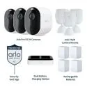 Arlo Pro 5S 2K Wire-Free 3-Cam Spotlight Security Camera Bundle