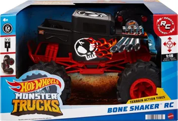 Hot Wheels Rc Monster Trucks Hw Demo Derby in 1:15 Scale, Remote-Control Toy Truck with Terrain Action Tires