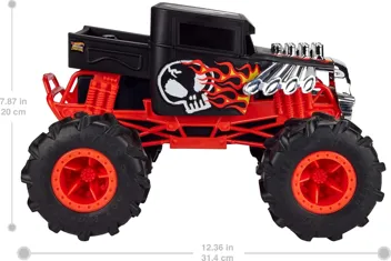 Hot Wheels Rc Monster Trucks Hw Demo Derby in 1:15 Scale, Remote-Control Toy Truck with Terrain Action Tires