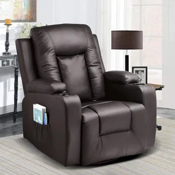 Comhoma Recliner Chair with Cup Holders