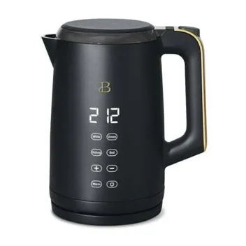 Drew Berrymore Beautiful 1500W 1.7-Liter Double Wall Stainless Steel Electric Kettle