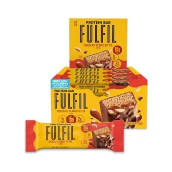 Fulfil and Protein Bars (Chocolate Peanut Butter, 12-Count)