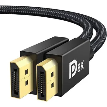 iVankey 6.6ft VESA Certified 8K DisplayPort 1.4 Cable