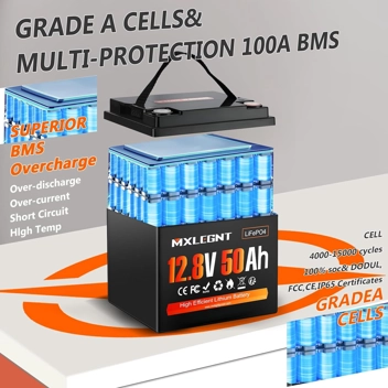 MXLEGNT 12V 100Ah: Lifepo4 Batteries after discount