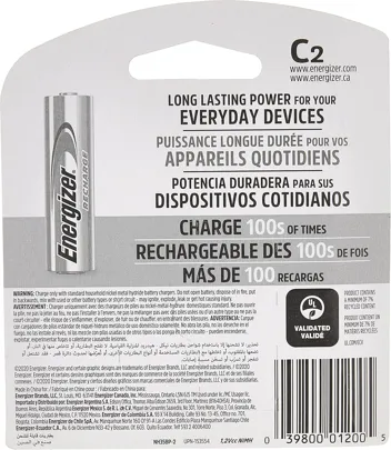 Rechargeable D 2500 mAh NiMH Batteries