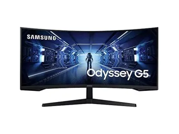 Odyssey G55T 34" Curved 3440x1440 165Hz Gaming Monitor