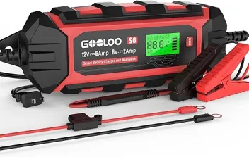 Gooloo S6 6 Amp 12V Car Smart Battery Charger and Maintainer