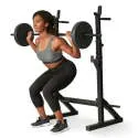 Athletic Works 300lb Capacity Adjustable Squat Rack