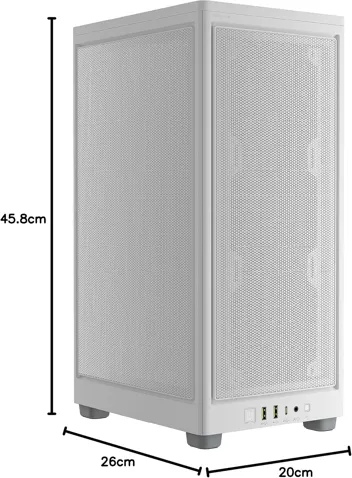 2000D Airflow Mini-ITX PC Case (white non-rgb only) - after 30%