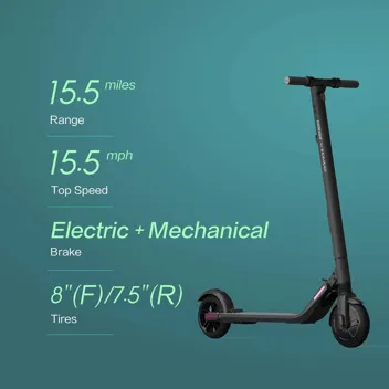 Segway Ninebot ES2 Electric Kick Scooter (Dark Grey)