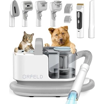 Orfeld 6-in-1 Pet Vacuum Grooming Kit