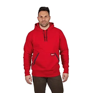 Heavy-Duty Cotton/Polyester Long-Sleeve Pullover Hoodie