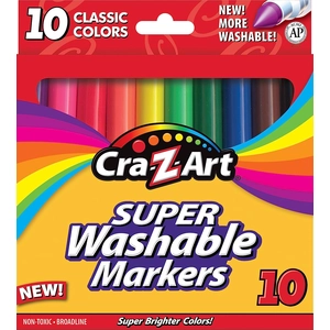 10ct Washable Markers