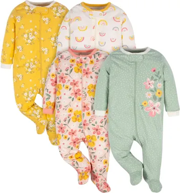 baby-girls Sleep 'N Play Footie