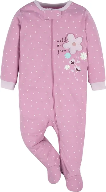 baby-girls Sleep 'N Play Footie