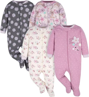 baby-girls Sleep 'N Play Footie