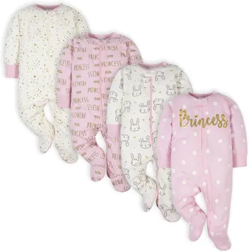 baby-girls Sleep 'N Play Footie