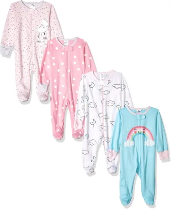 baby-girls Sleep 'N Play Footie