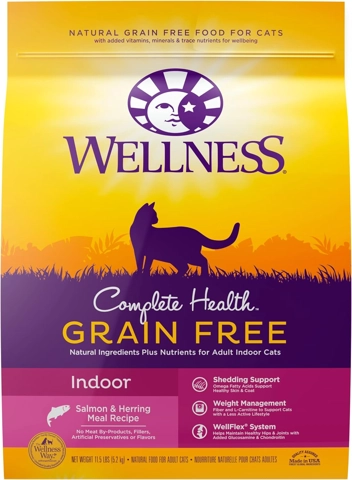 Wellness Chicken Meal Dry Cat Food, 11.5 lb (57.5 lbs)