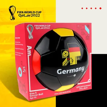 2022 FIFA World Cup Display Soccer Ball (Size 5) w/ Prime