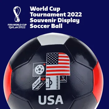 2022 FIFA World Cup Display Soccer Ball (Size 5) w/ Prime