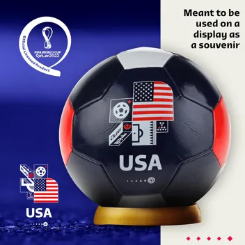 2022 FIFA World Cup Display Soccer Ball (Size 5) w/ Prime