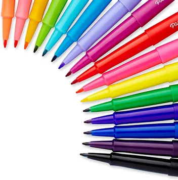 Flair DUAL Felt Tip Pens, 16 Count