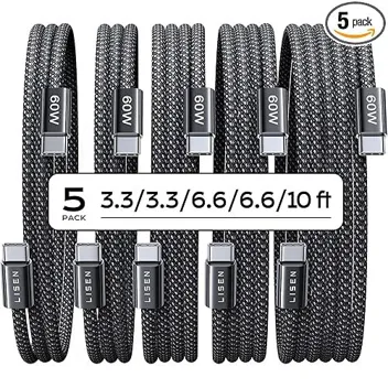 Lisen 60W USB-C Cables 