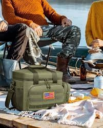 TACTICISM Tactical Lunch Box for Men, 30 Cans Leakproof Lunchbox, Insulated Lunch Bag Adult