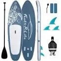 Feath-R-Lite 10'6 " Inflatable Paddle Board Stand Up Paddleboard Set (Blue Turtle)