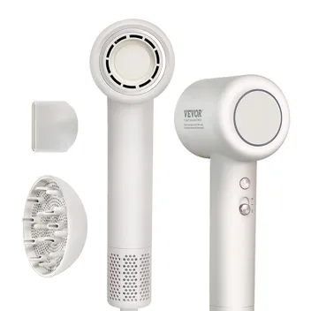 102k-RPM Brushless Motor Negative Ion Hair Dryer