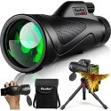 Pankoo 12x60 Monocular Telescope w/ Tripod