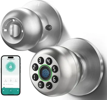 Wreo Keyless Entrry Fingerprint Keypad Smart Door Knob