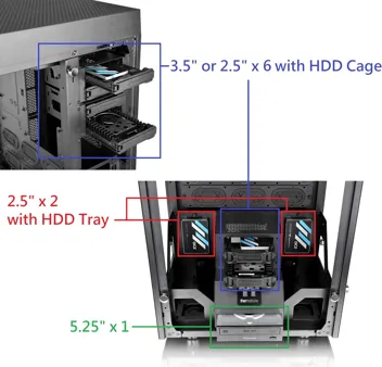 Thermaltake Tower 200 Mini-ITX / M-ATX Computer Case