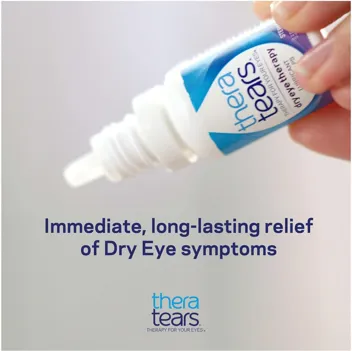 TheraTears Dry Eye Therapy Eye Drops for Dry Eyes, 1.0 Fl Oz