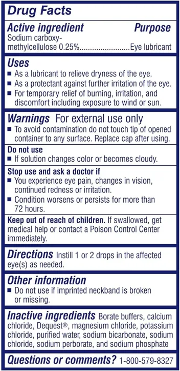 TheraTears Dry Eye Therapy Eye Drops for Dry Eyes, 1.0 Fl Oz