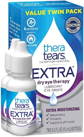 TheraTears Dry Eye Therapy Eye Drops for Dry Eyes, 1.0 Fl Oz