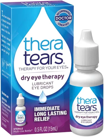 TheraTears Dry Eye Therapy Eye Drops for Dry Eyes, 1.0 Fl Oz