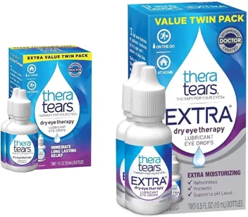 TheraTears Dry Eye Therapy Eye Drops for Dry Eyes, 1.0 Fl Oz