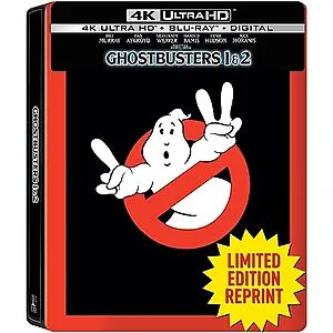 Ghostbusters and Ghostbusters II (SteelBook / 35th Anniversary - Limited Edition Reprint / 4K Ultra HD + Blu-ray)