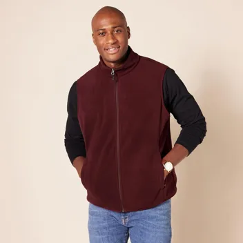 Men's Full-Zip Polar Fleece Vest