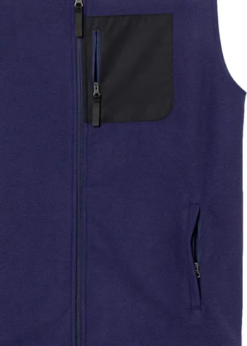 Men's Full-Zip Polar Fleece Vest