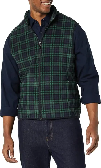 Men's Full-Zip Polar Fleece Vest