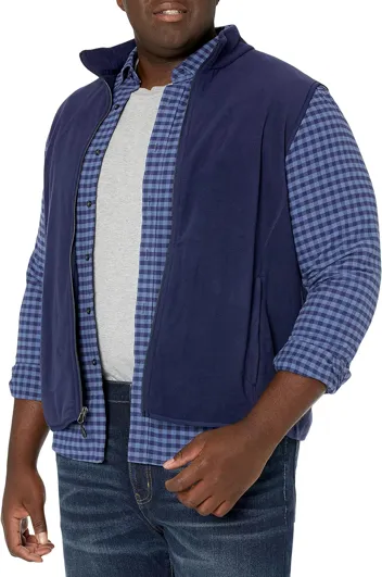 Men's Full-Zip Polar Fleece Vest