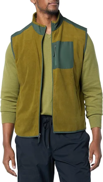 Men's Full-Zip Polar Fleece Vest