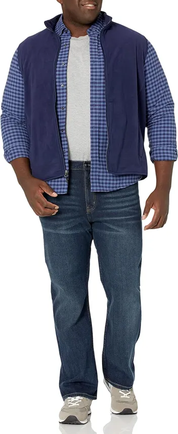 Men's Full-Zip Polar Fleece Vest