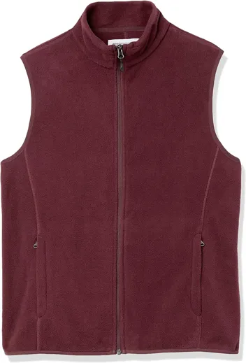 Men's Full-Zip Polar Fleece Vest